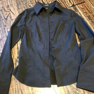 Express black dress shirt